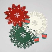 Felt Christmas Doilies