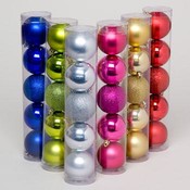 Christmas Ball Ornament - Sleeve of 5