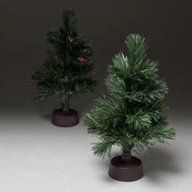 10" Fiber Optic Christmas Tree