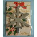 Aluminum Christmas Ornament Snowflake