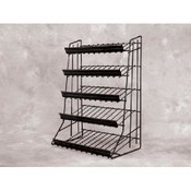 (black) 5-tier Waterfall-merchandiser
