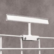 (black) Sign Holder-double Wire Panel