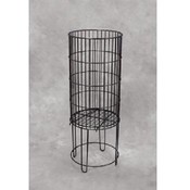 (black) Wire Round Dump Bin - 12" Dia.
