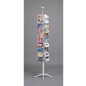 (white) 40 Pocket Postcard Spinner