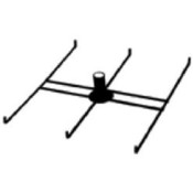 (chrome) 6 Prong Square Rotor Set