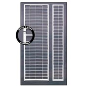 (black)12" x 84" K / D Slatgrid Wall Panel