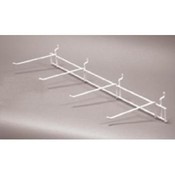 (white) 26" Slatwall 4-hook Displayer