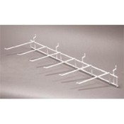 (white) 26" Slatwall 6-hook Displayer