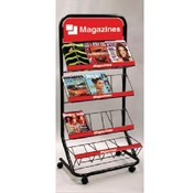 1-sided Magazine Merchandiser (Black)