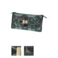Je Veux Velvet Handbag with Snake Skin Trim
