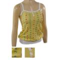 Ladies Thermal Tank Top w/Small Puppy Print