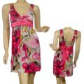 Ladies Fashion A-Line Sleeveless V-Neck Dress