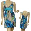 Ladies Fashion A-Line Sleeveless V-Neck Dress