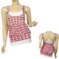 Ladies Sleeveless Top With Deep Plunge Neckline