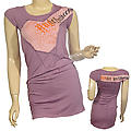 Ladies Fashion Round Basic Neck Sleeved Top