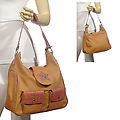Ladies Fashion Leather Safari Style Handbag