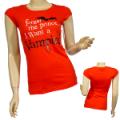 Ladies Fashion Casual Round Neck Top