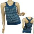 Ladies Fashion Sleeveless Racer Back Oval Neck Top