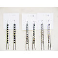 Hp Cry Linear Drop W/Bk, Clr, He Earrings
