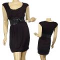 Plus Size Sleeveless Scoop Neck Fitted Dress