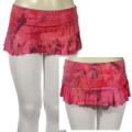 Ladies Fashion Mini Skirt With Ruffled Bottom
