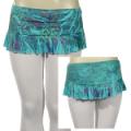 Ladies Fashion Mini Skirt With Ruffled Bottom