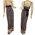 Ladies V-Neck Spaghetti Strap Empire Waist Dress