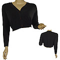 Ladies Long Sleeve V-Neck 3 Button Cardigan