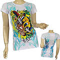 Ladies Fashion Short Sleeve Round Neck Basic Tank