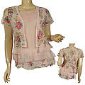Ladies Fashion Sleeveless Top With Lace Detail