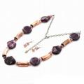 Ladies Fashion 19" Hp Ceramic, Cry Pu Cl, Chain