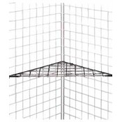 Triangle Grid Shelf - Chrome