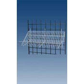 Downslope Shelves For Grid - White