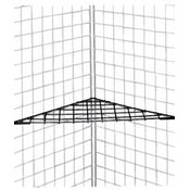 Black Triangle Grid Shelf
