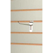 Peg Hook For Slatwall- 4" (Chrome)