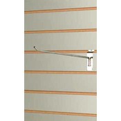 Peg Hook For Slatwall- 10" (Chrome)