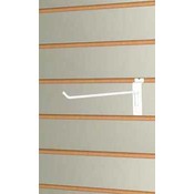 Peg Hook For Slatwall- 8" (White)