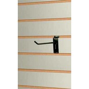 Peg Hook For Slatwall- 4" (Black)