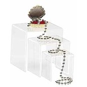Set of 3 Molded Acrylic Risers