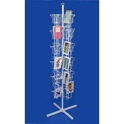 48 Pocket Greeting Card Rack (White)