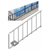 Wire Fence Fits 36"L Metal Shelves (Chrome)