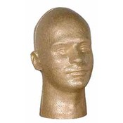 Male Mannequin Heads - Suntan