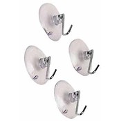 4 Pack Suction Cups with Hook- 1-1/2" Diameter