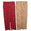 Women's Plus Size Flannel Graffiti Sleep Pants