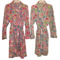Women's Plus Size Dot Bathrobe