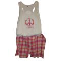 Women's Plus Size Printed Short Pajama Set