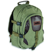 Washed Cotton Multipocket Laptop Backpack