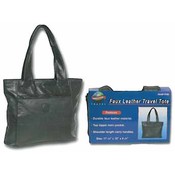 Faux Leather Tote Bag