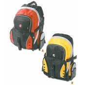 Nylon Accent Backpack Assortment With Grip Handle
