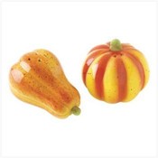 Harvest Pumpkin Salt/Pepper Shakers